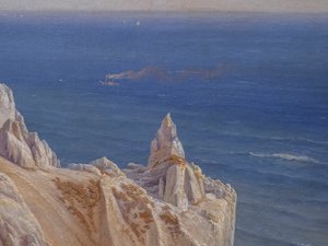 Die Klippen von Møns Klint von Louis Gurlitt