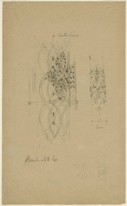 McVickers Theater, Chicago, Illinois, Skizze von Louis H. Sullivan