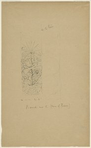 McVickers Theater, Chicago, Illinois, Skizze von Louis H. Sullivan