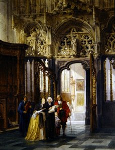 Ein Besuch in der Kathedrale von Louis Haghe