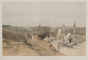 Ägypten und Nubien, Band III: Kairo, Blick nach Westen, 1848 von Louis Haghe