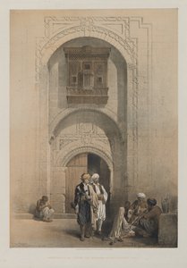 Ägypten und Nubien, Band III: Modernes Herrenhaus, zeigt die arabeske Architektur von Kairo, 1849