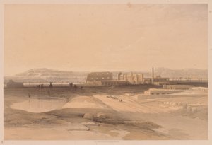 Ägypten und Nubien: Band II - Nr. 32, Karnak, 1838 von Louis Haghe
