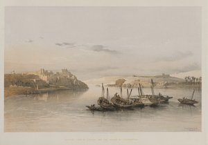 Ägypten und Nubien, Band II: Gesamtansicht von Esouan und der Insel Elephantine