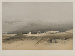 Ägypten und Nubien, Band II: Ruinen von Memnonium, Theben, 1847