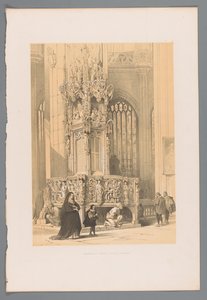 Tabernakel in der St.-Laurentius-Kirche in Nürnberg von Louis Haghe