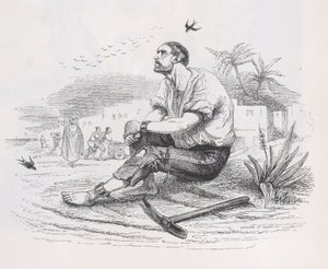 Die Schwalben aus den gesammelten Werken von Béranger von Louis Henri Brevière, Cesar Auguste Hebert