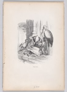 Ich war eine Witwe aus Szenen aus dem privaten und öffentlichen Leben der Tiere von Louis Henri Brévière
