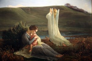 Das Gedicht der Seele, Der Engel und die Mutter (Detail)