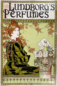 Werbung für den Duft „Lundborg“ - von Rhead, um 1895
