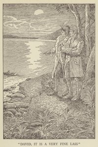 Illustration für Entführt von Robert Louis Stevenson von Louis John Rhead