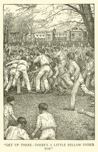Illustration für Tom Browns Schulzeit von Louis John Rhead