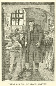 Illustration für Tom Browns Schulzeit (Gravur)