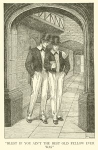 Illustration für Tom Browns Schulzeit von Louis John Rhead