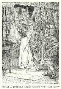 Was für einen schrecklich großen Mund du hast! von Louis John Rhead