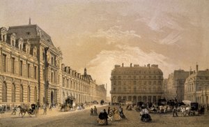 Der Louvre von Louis Jules (after) Arnout