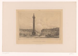 Ansicht der Colonne Vendôme
