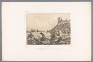 Ansicht der Ruine der Burg Hammershus