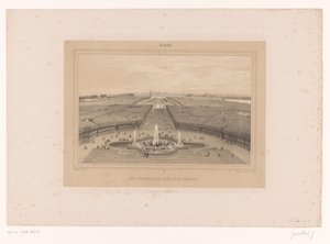Blick auf die Gärten von Versailles
