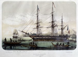 Die Astrolabe (neuer Name der „Shell“) und die Zelee, Boote von Jules Dumont d