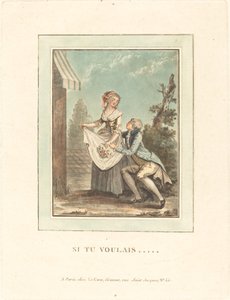 Wenn du wolltest von Louis Le Coeur after Nicolas Lavreince