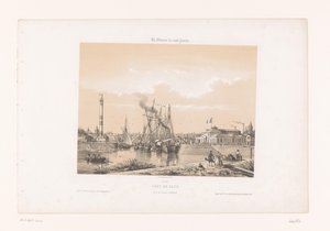 Blick auf Caen vom Cours Caffarelli von Louis Le Breton