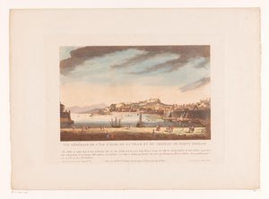 Gezicht op Portoferraio von Louis Lecoeur