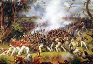 Napoleonische Kampagne in Spanien und Portugal (1808-1813): Schlacht von Chiclana, in der Nähe von Cadiz, 5. Mai