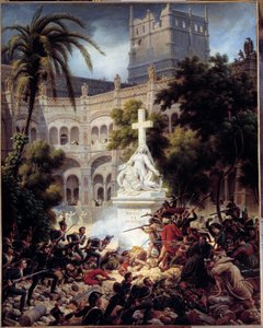 Belagerung und Eroberung von Zaragoza: Angriff auf das Kloster San Engracia am 8. Februar