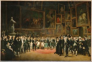 Am Ende des Salons von 1824, König Karl X. von Louis Leopold Boilly