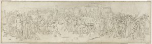 Kuckucke am Quai des Tuileries, ca. 1805