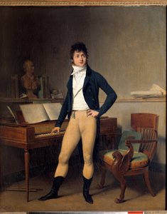 Ganzkörperporträt von Francois Adrien Boieldieu (1755-1834), französischer Komponist