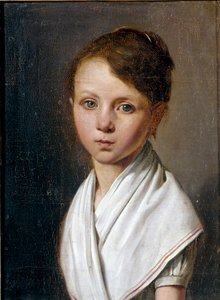 Porträt von Berthe Juliette Dubois als Kind