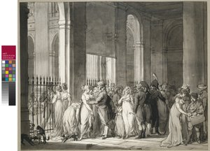 Die Arkaden am Palais Royal, ca. 1804 von Louis Leopold Boilly