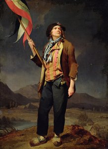 Der Sänger Chenard, als Sans-Culotte, 1792
