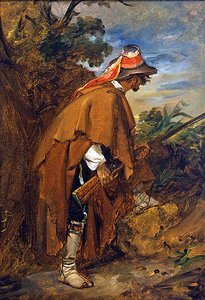 Der Bandit, ca. 1819-21 (Öl auf Papier auf Leinwand) von Louis Leopold Robert