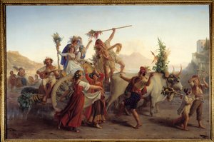 Die Rückkehr vom Fest der Madonna des Bogens bei Neapel