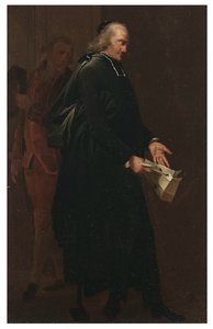 Ein Abt mit einem Brief von Louis Leopold Boilly