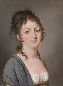 Louis-Léopold Boilly - Porträt der Comtesse François de Sainte-Aldegonden von Louis Leopold Boilly
