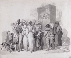 Louis-Léopold Boilly - Die arme Katze (Skizze) von Louis Leopold Boilly