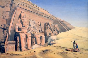 Großer Tempel von Ramses II., Abu Simbel, 1846