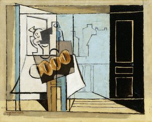 Montag, das offene Fenster, 1929 von Louis Marcoussis