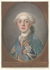 Porträt von Louis Stanislas Xavier de France von Louis Marin Bonnet