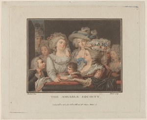 Die liebenswürdige Gesellschaft von Louis Marin Bonnet