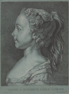 Marie-Rosalie Vanloo von Louis Marin Bonnet after Carle Van Loo