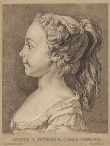 Marie-Rosalie Vanloo von Louis Marin Bonnet after Carle Van Loo