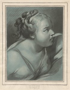 Kopf von Potiphars Frau von Louis Marin Bonnet, after Jean Baptiste Deshays