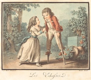 Die Stelzen von Louis Marin Bonnet after Jean Baptiste Hüet, I