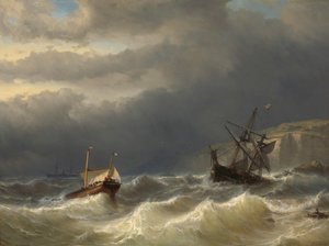 Sturm in der Straße von Dover