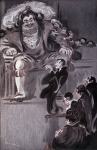 Gargantua - in „Gargantua“ von Rabelais, ill. von Louis Morin, ed. Laurens, Paris